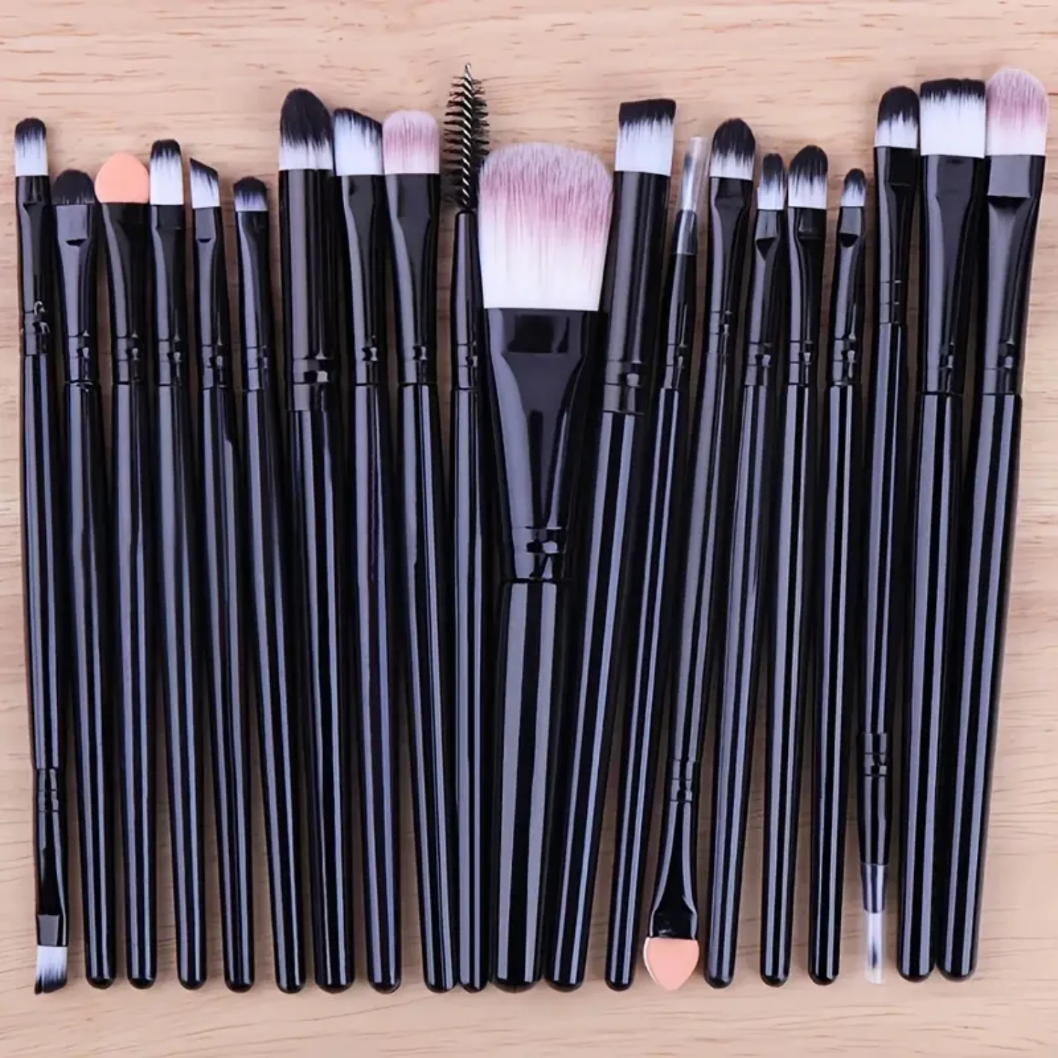 Set di pennelli per trucco - Pennelli completi per ombretto, polvere, labbra e sopracciglia Strumenti cosmetici da 20 pezzi
