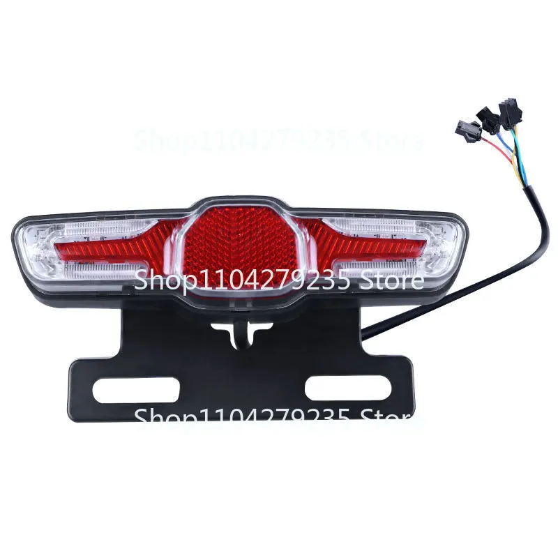 Ebike Brake Rear Light 36-60V Taillight With Turn Signal  Rack Lamp LED Electric Bicycle    Accessories