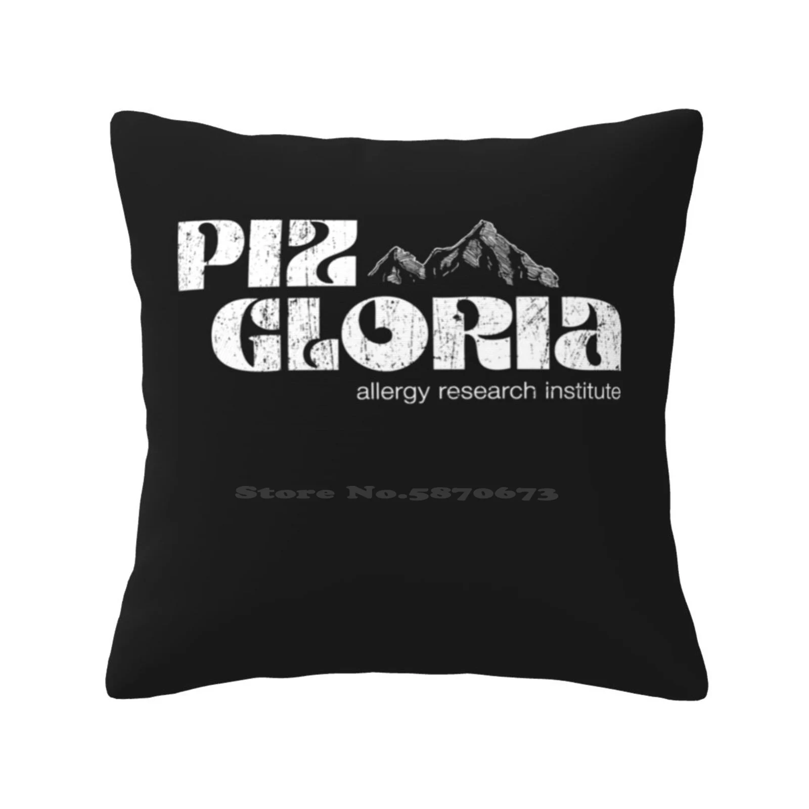 Essential Piz Gloria Allergies Rearch Institute ( Worn Look ) Soft Comfortable Pillowcase Essential Piz Gloria Allergies Rearch