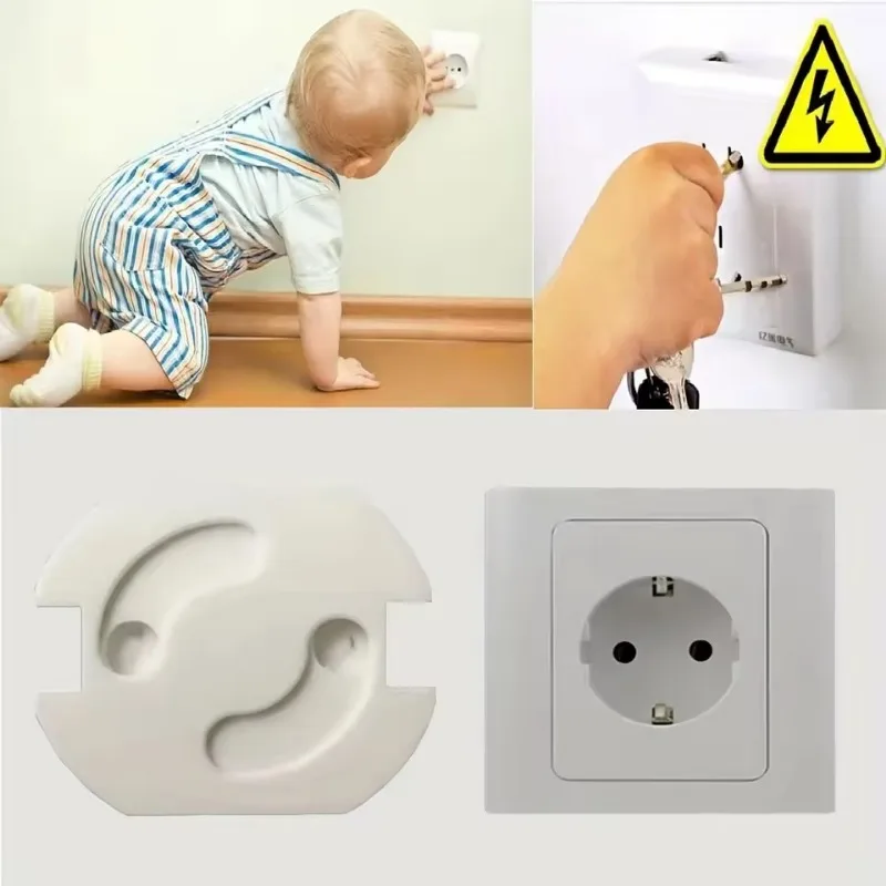 Baby Safety Socket Covers 1/3/4/5/10/20pcs Electrical Plastic Outlet Protectors Child Safe Socket Security Protection