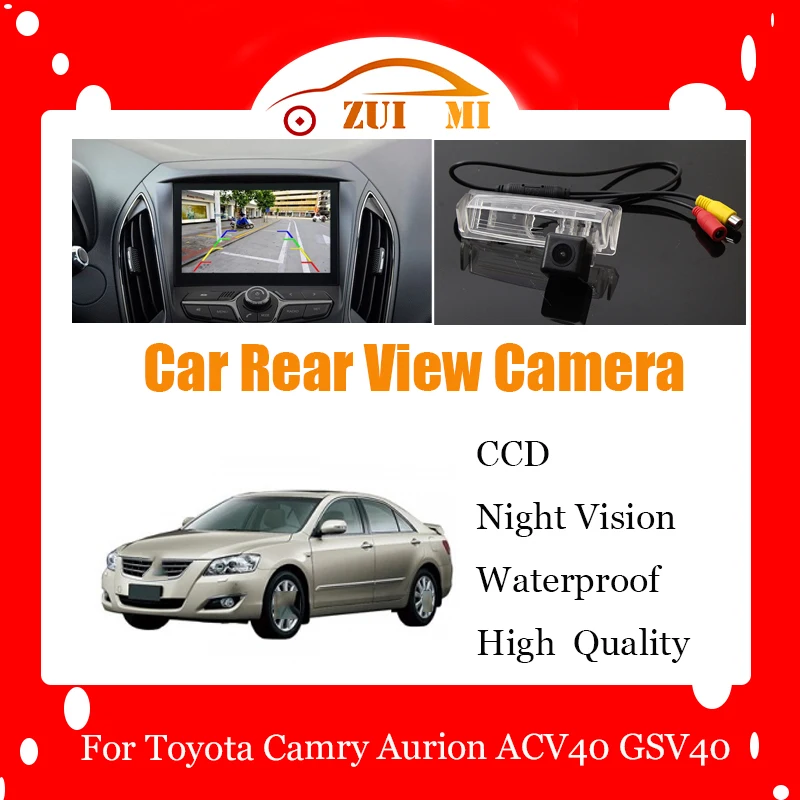 

Car Reverse Rear View Camera For Toyota Camry Aurion 2006~2011 ACV40 GSV40 CCD Full HD Night Vision Backup Parking Camera