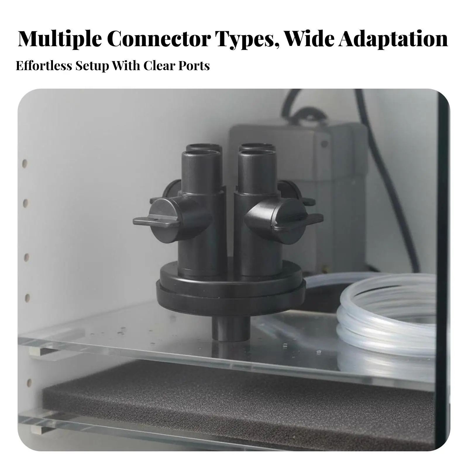 Triple Barbed Diverter Connector Y Tee Water Splitter Quick Coupling Adapter for Garden Hoses