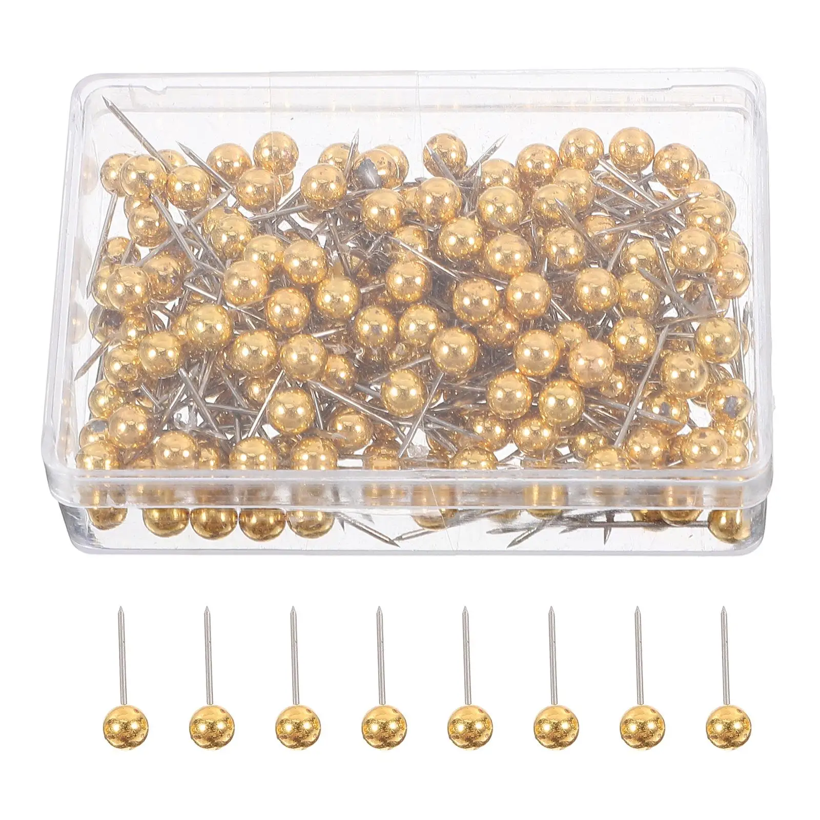 

800 Pcs Decorative Painting Fixed Needle Round Push Metal Thumbtacks for School Office Home Craft Projects Photo