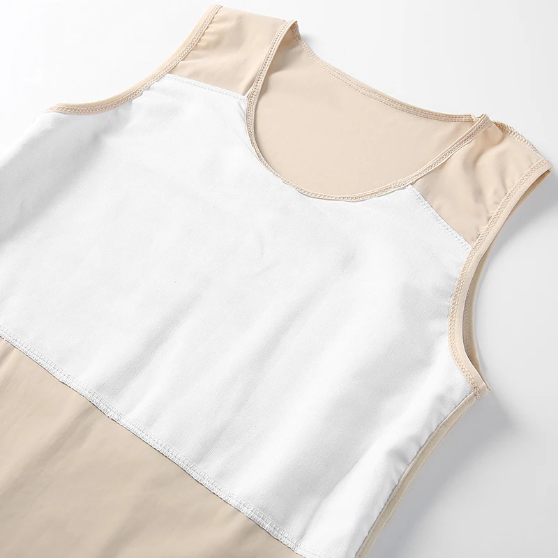 Women Tank Top Pullover Chest Binder Cotton Breast Binder Flatness Breathable Trans Binder Tomboy Singlet 