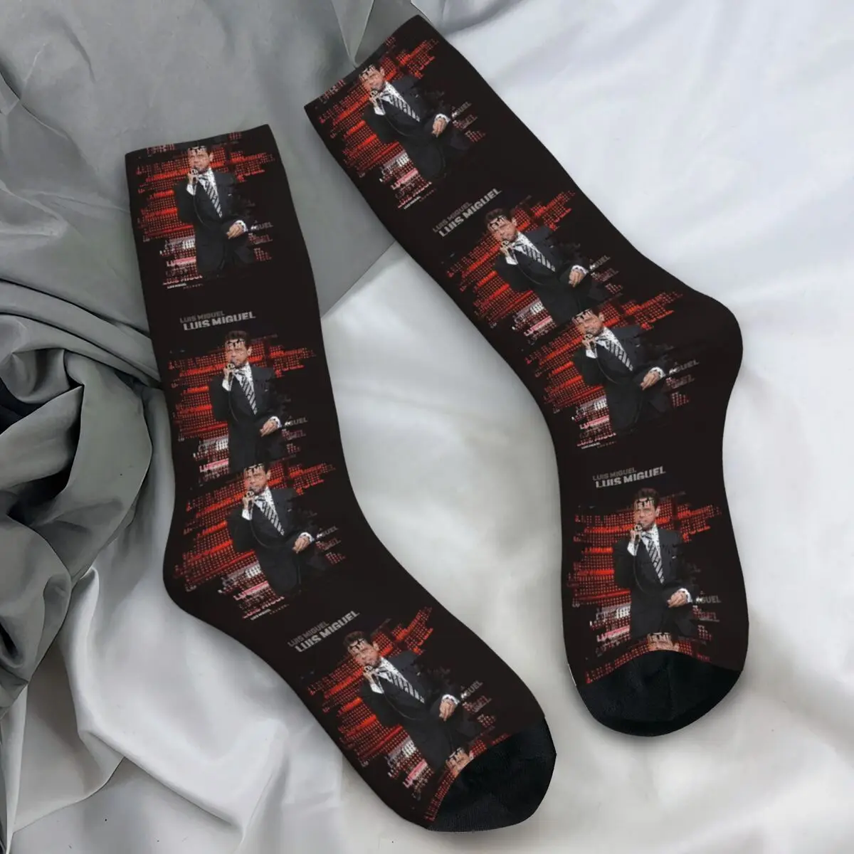 Unisex Men Socks Luis Miguel Tour 2024 Mexican Singer El Sol De Mexico Stockings Comfortable Socks Climbing Non-Slip Socks