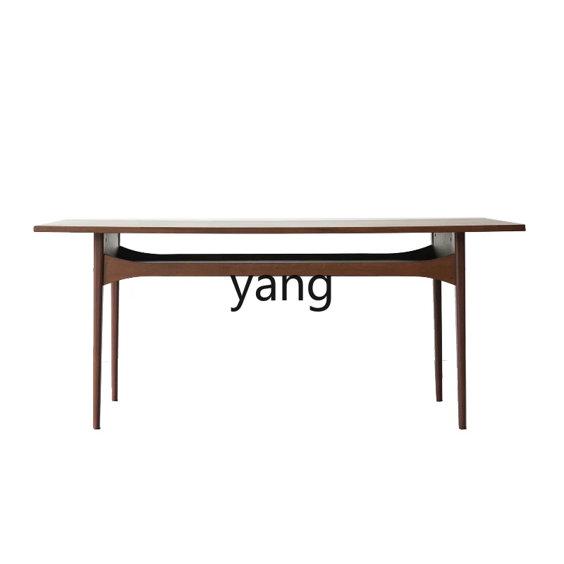 LMM medieval wabi-sabi wind solid wood dining table home homestay rectangular desk