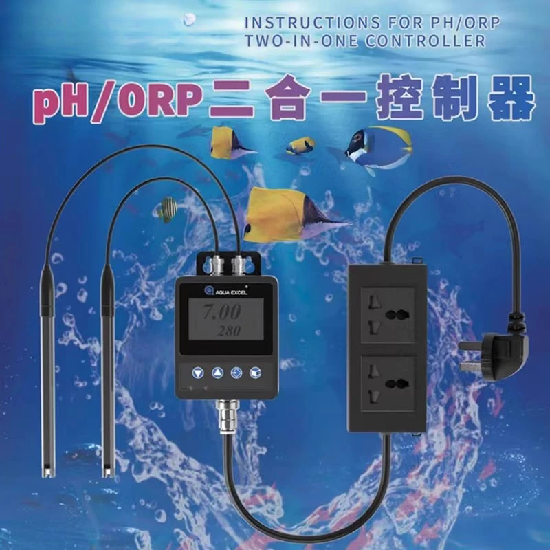 PH & ORP two-in-one table PH monitoring controller detects calcium anti-fish tank PH and organic matter ORP index