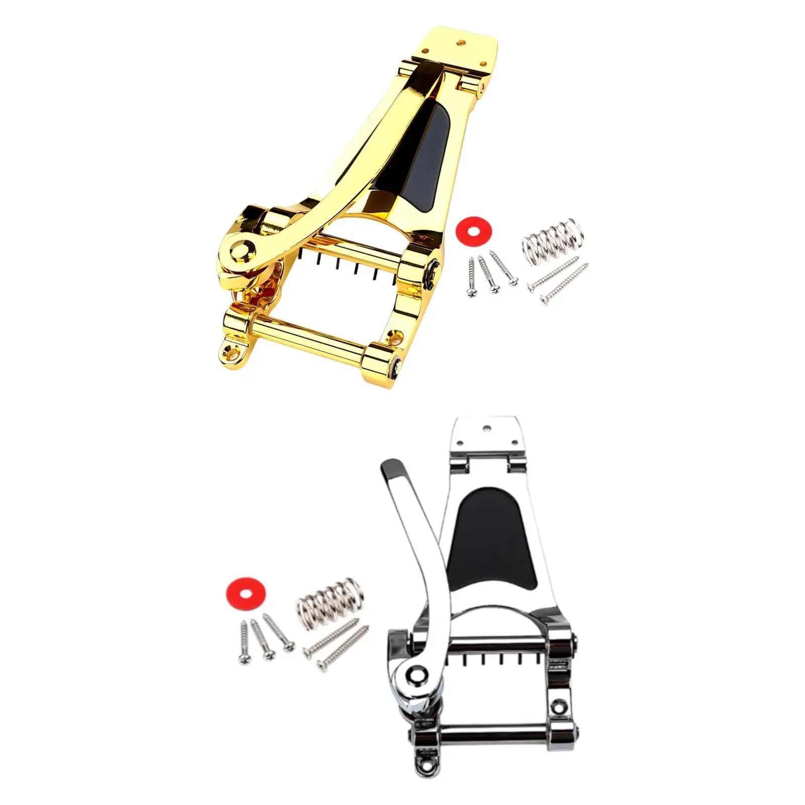 Electric Guitar Bridge Vibrato Tailpiece Assembly Zinc Alloy for Music Instrument Part Accessories Repairing Replacements