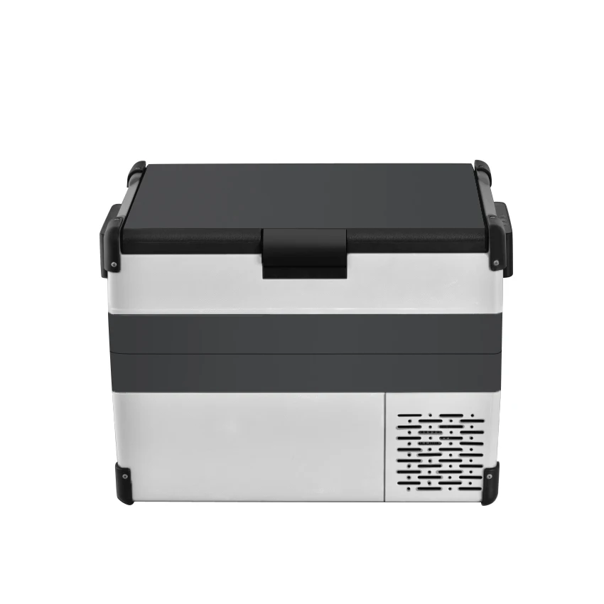 Portable Compressor Fridge, 42L 12V 24V DC Car Refrigerator Freezer, Mini Electric Cooler for Truck RV Boat Camping, 42 Liters