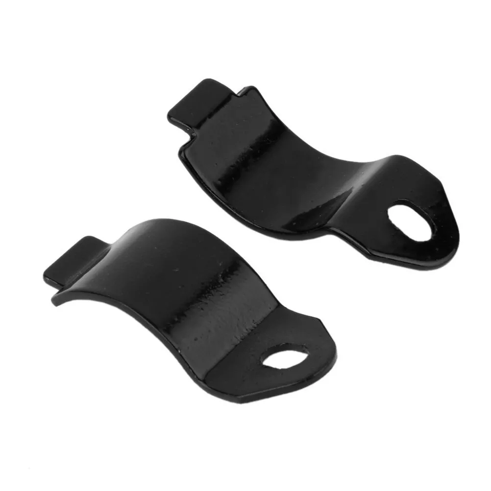 

Pack Motorcycle Signal Light Mount Bracket Clamp Black Adjustable Fit 30-45Mm Fork Tubes Bobber Chopper Cafe Racer Custom