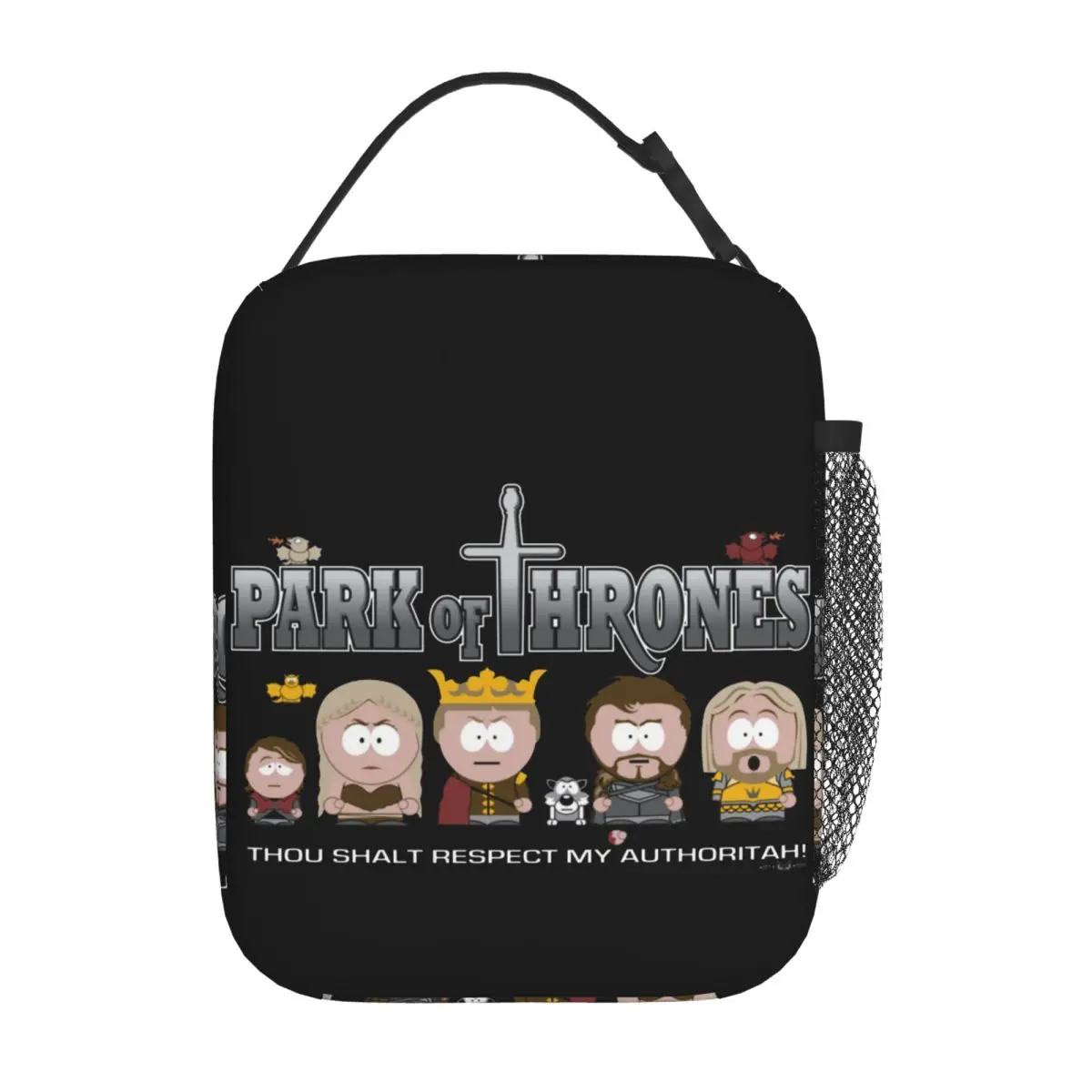 

Park Of Thrones South-Parks Insulated Lunch Bag Portable Meal Container Thermal Bag Lunch Box Tote School Travel Men Women