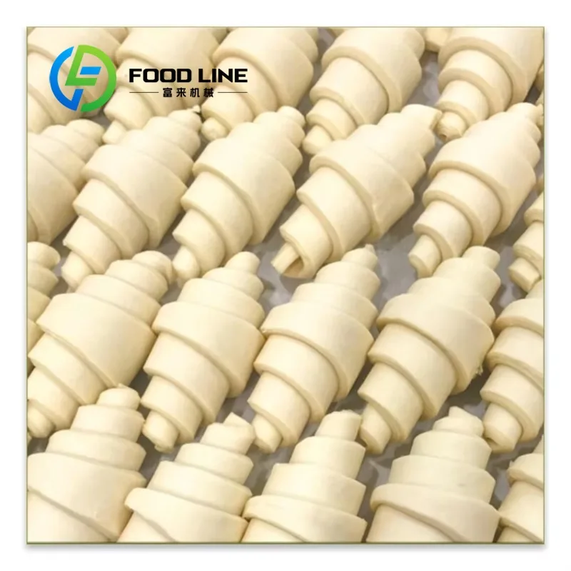 New Arrival Industrial Automatic Croissant Forming Line Croissant Making Machine for Food Factory customize