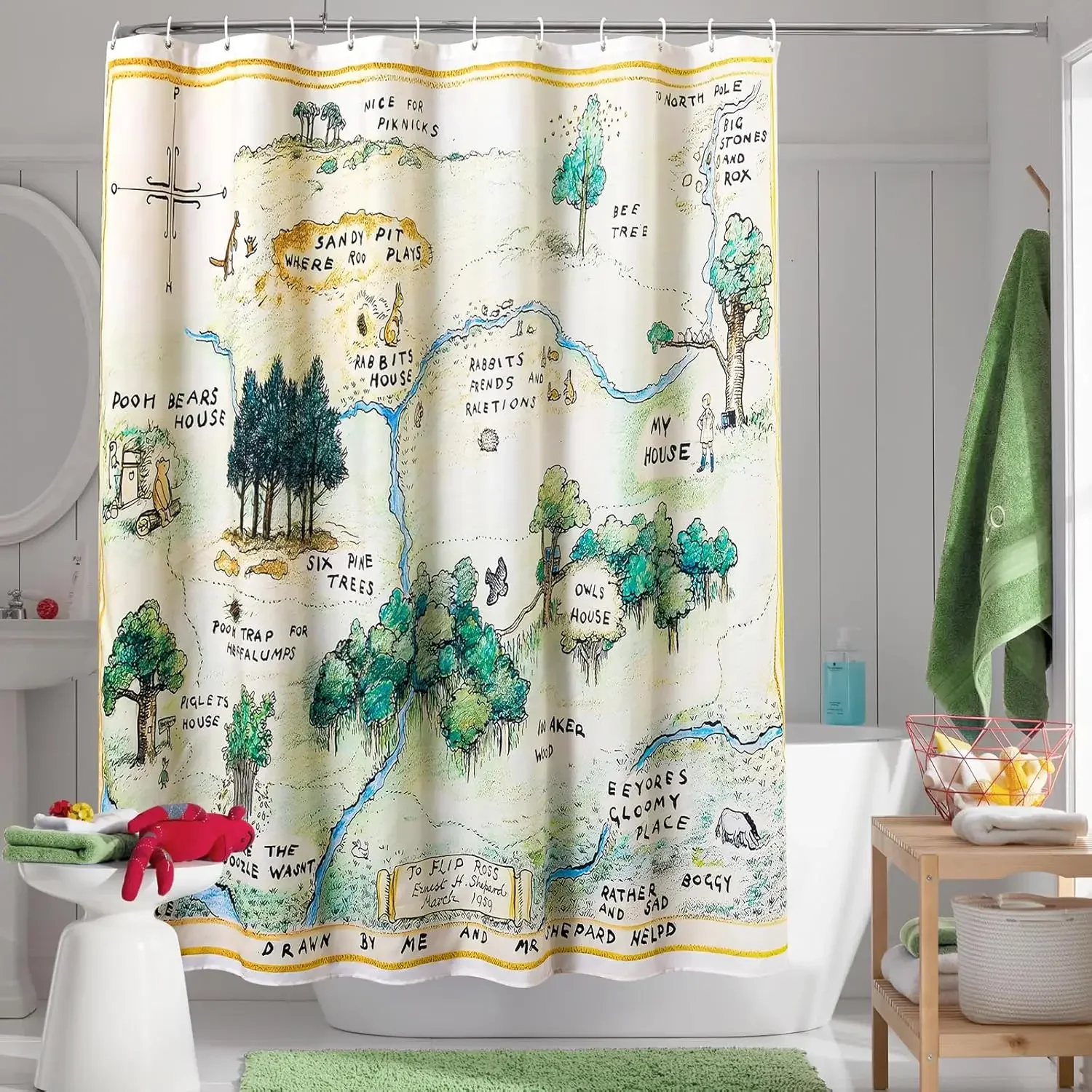 tenda-da-doccia-con-motivo-della-mappa-di-hundred-acre-wood-a-tema-winnie-the-pooh-ideale-per-il-bagno-dei-bambini