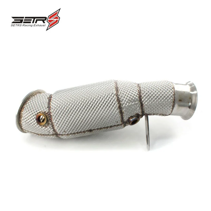 Head Section High flow Pipes Exhaust Pipes branch downpipe Exhaust Pipe with catalystfor B- M-W M2 Stainless Steel