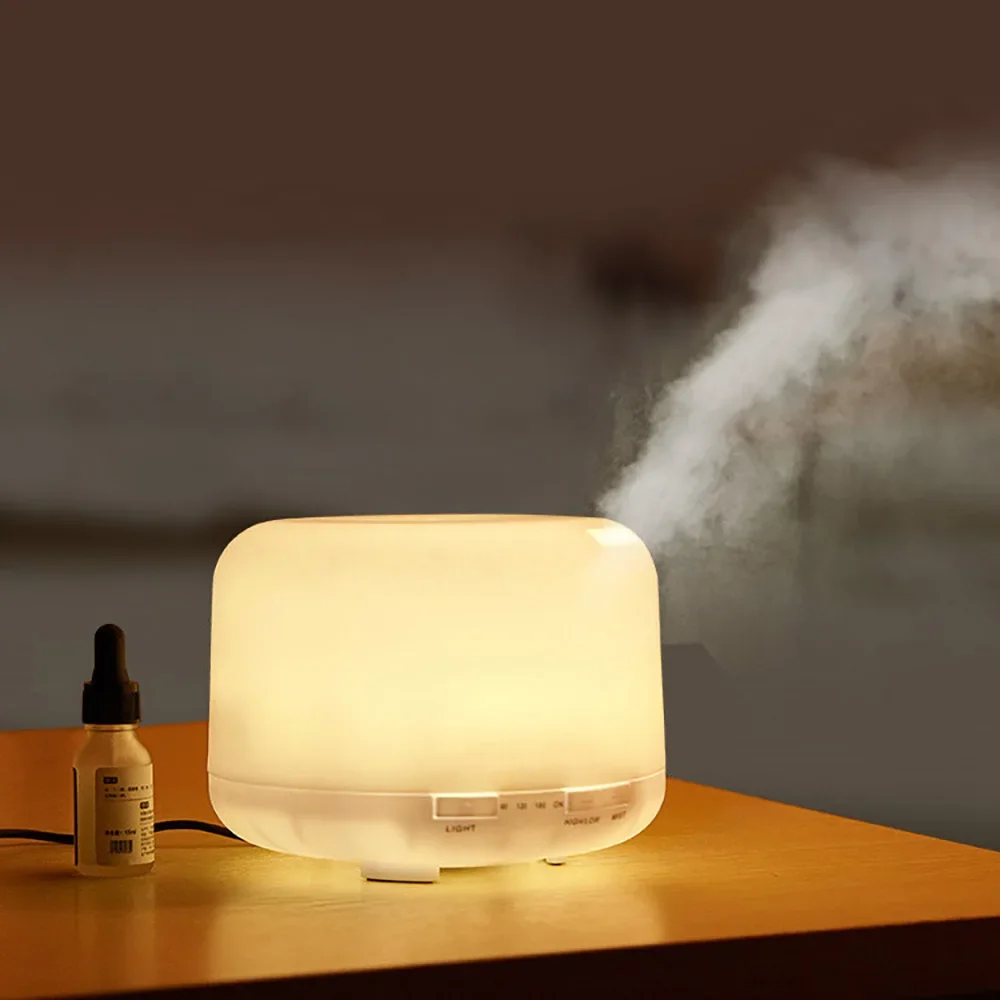 

500ML Electric Aroma Diffuser Ultrasonic Cool Mist Humidifier with LED