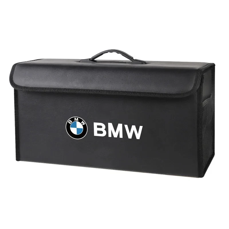 Car Trunk Organizer Box Foldable Storage Tidying Bag Accessories For BMW X1 X2 X3 X5 X4 X6 X7 iX3 F20 F10 F07 E70 E46 E90 E92 E6