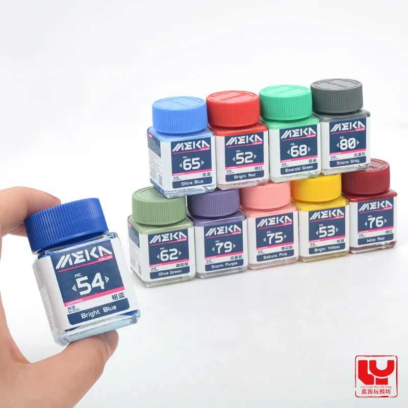 Meka نموذج تلوين الطلاء الصباغ الطلاء ، الخيال العلمي الزيتي ، دليل العسكرية ، جمبويند ، بياستيك ، اللون ، Gunpla ، 18 مللي #2