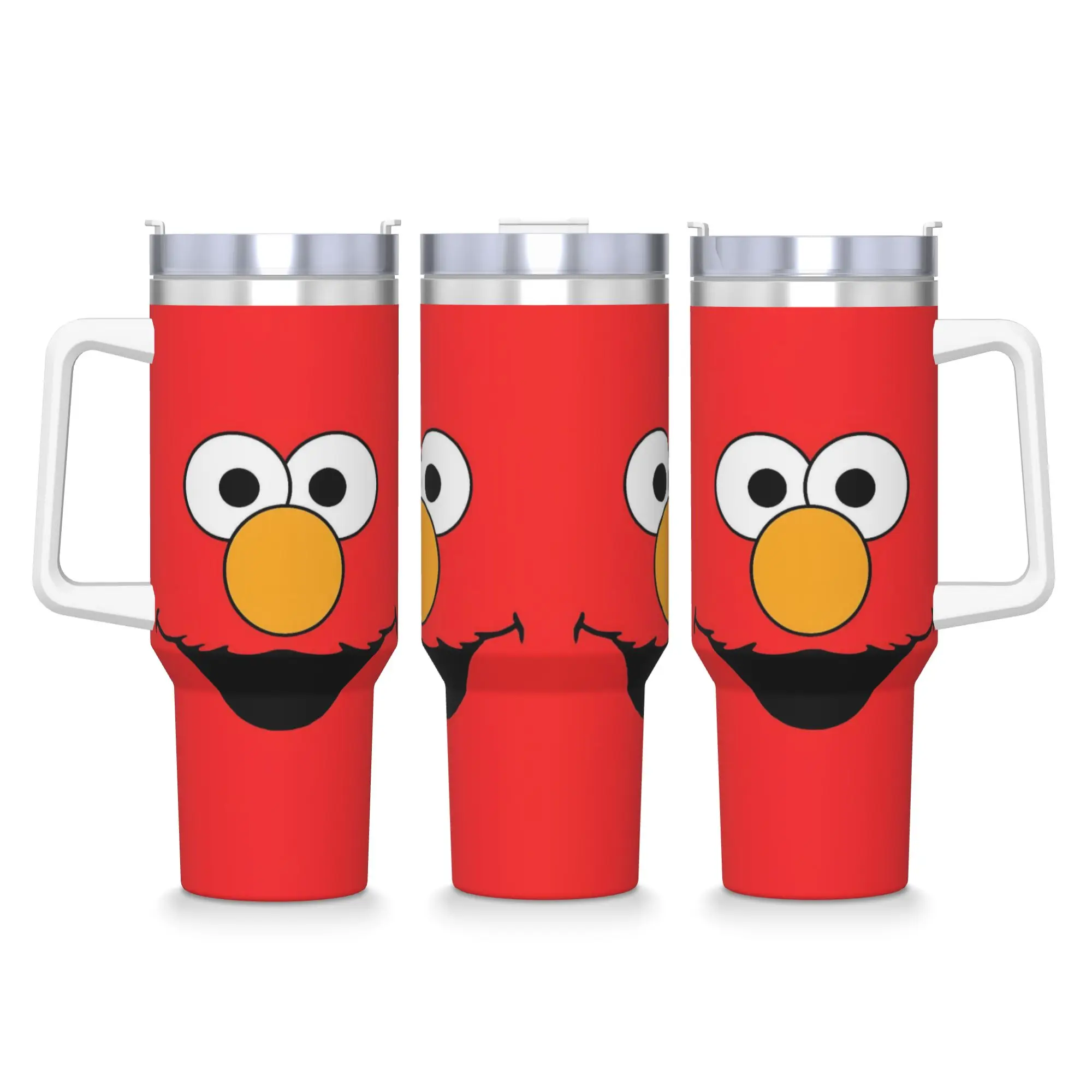 

Стакан из нержавеющей стали Bert Ernie Sesames Streets, мультяшные автомобильные кружки с соломинкой, бутылка для воды, термочашки большой емкости