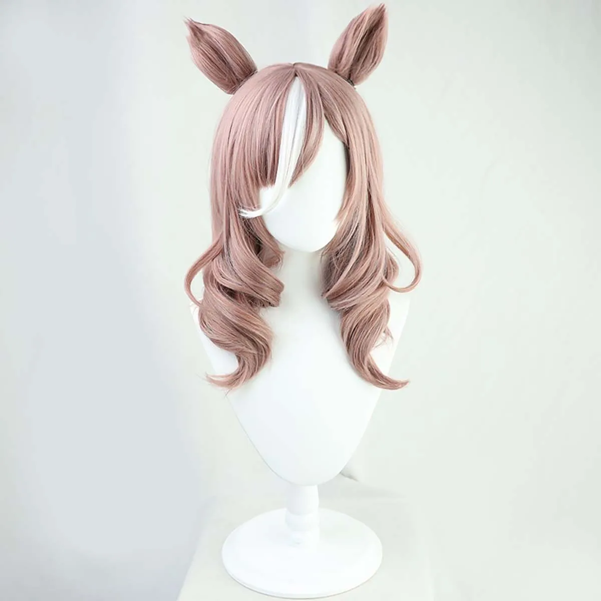 Pelucas de pelo sintético resistentes al calor Pretty Derby Cos Uma Musume para fiesta de Halloween