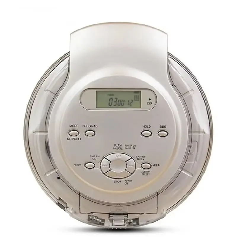 

MP3-плеер Walkman, CD-плеер, новый, высококачественный, ударопрочный, с усилением басов, ЖК-дисплей, аудиоинтерфейс 3,5 мм