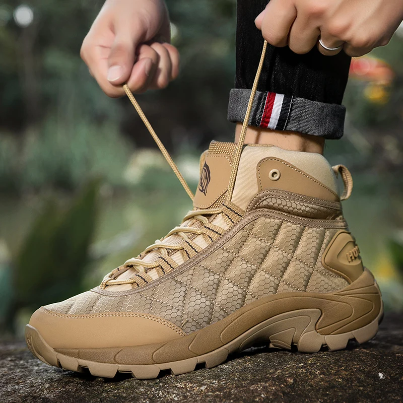 

Мужские ботинки, спортивная обувь для активного отдыха, противоскользящая и износостойкая походная обувь, универсальная мужская походная обувь