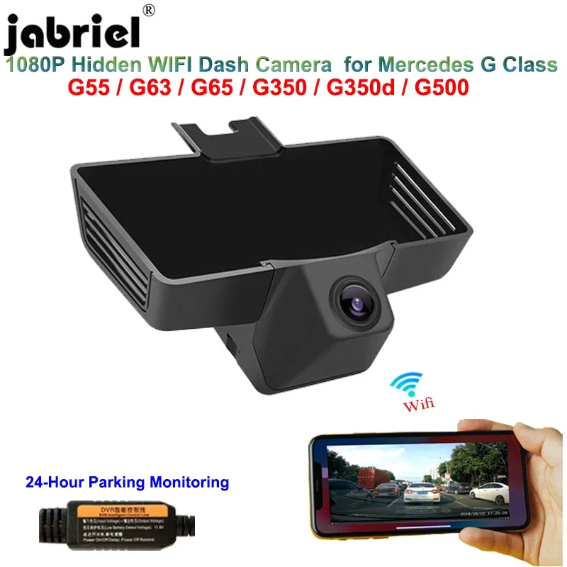 Jabriel Für Mercedes Benz G500 G350 G350d G55 G63 G65 AMG W463 W463a 2007 2012 2016 2018 Auto 1080P WiFi Auto Dvr Dash Kamera