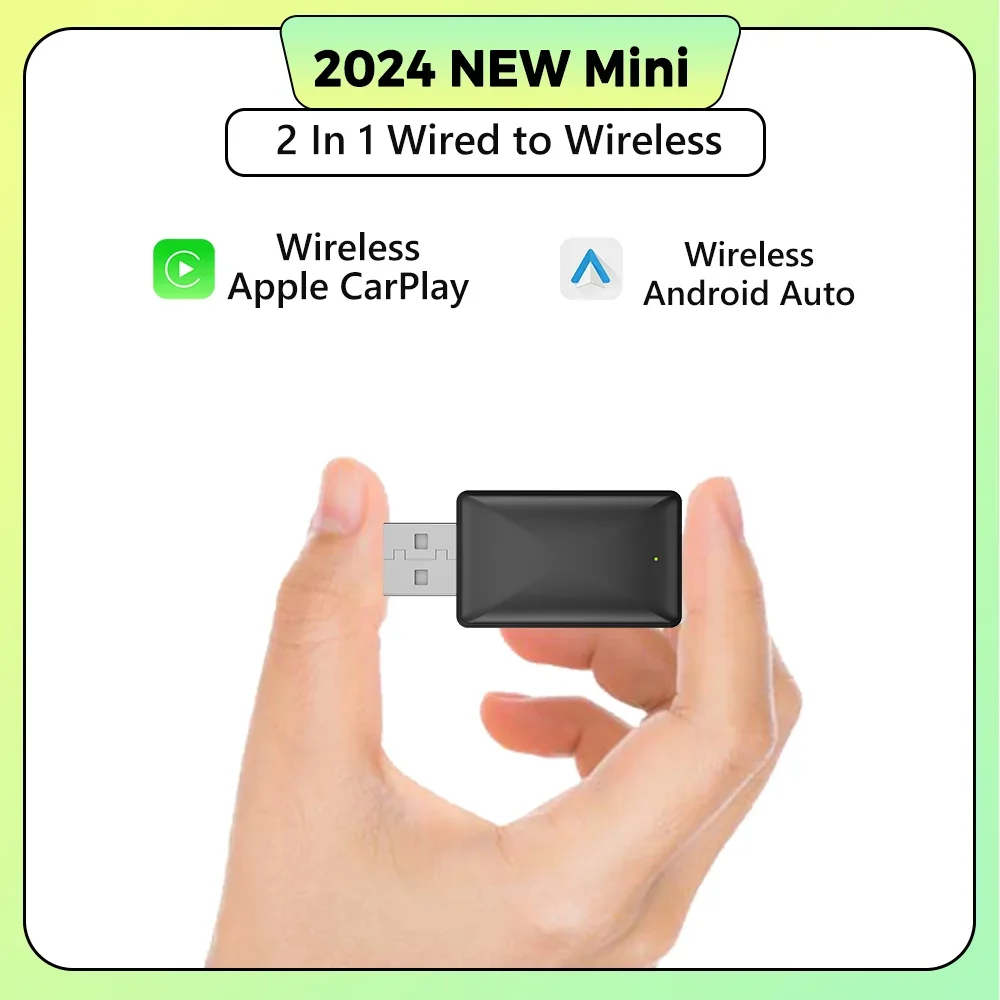 

Android Auto Wireless Carplay Adapter Car Intelligent Systems 2in1 Smart USB Dongle For CITROËN Audi Peugeot Benz Volvo MG Kia