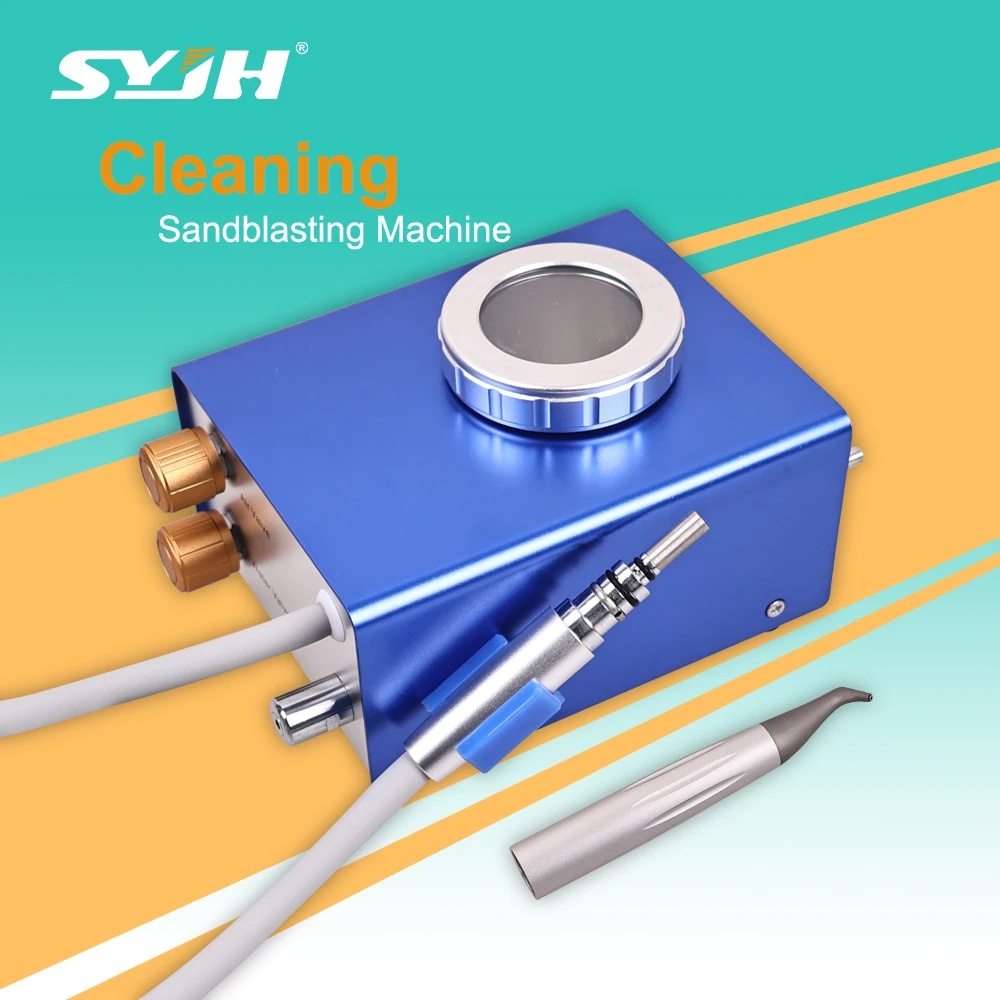 

SYJH Dental Teeth Sandblasting Machine Air Polisher Flow Air Driven Device Teeth Cleaning Whitening Polishing Dental Equipment
