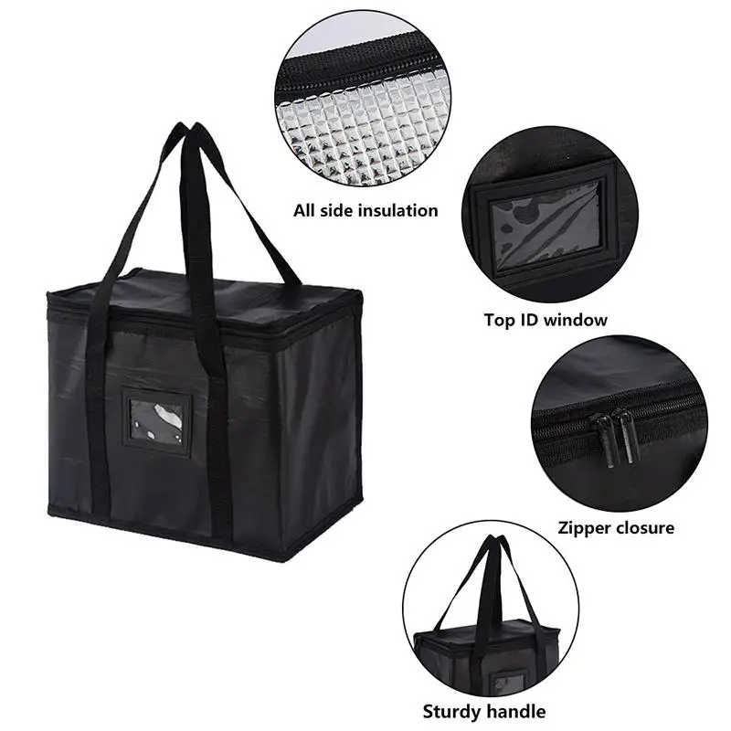 16/28/50/70L isolierte Thermo-Kühltasche, Getränkeaufbewahrung, große gekühlte Taschen, Zinnfolie, Mittagessen, Lebensmittel, Lunchbox, mehrere Kapazitäten – Detail 6