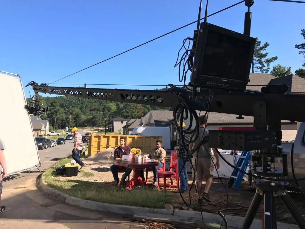 رافعة كاميرا Andy-jib 308 بطول 26 قدمًا بطول 8 أمتار لدعم الكاميرا