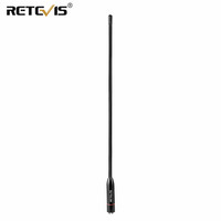 Retevis HA06 Walkie-Talkie Antenna VHF 152MHz 2.15dBi SMA-F SMA-M Handheld Radio Accessories for Retevis RT21V RT27V RT47V