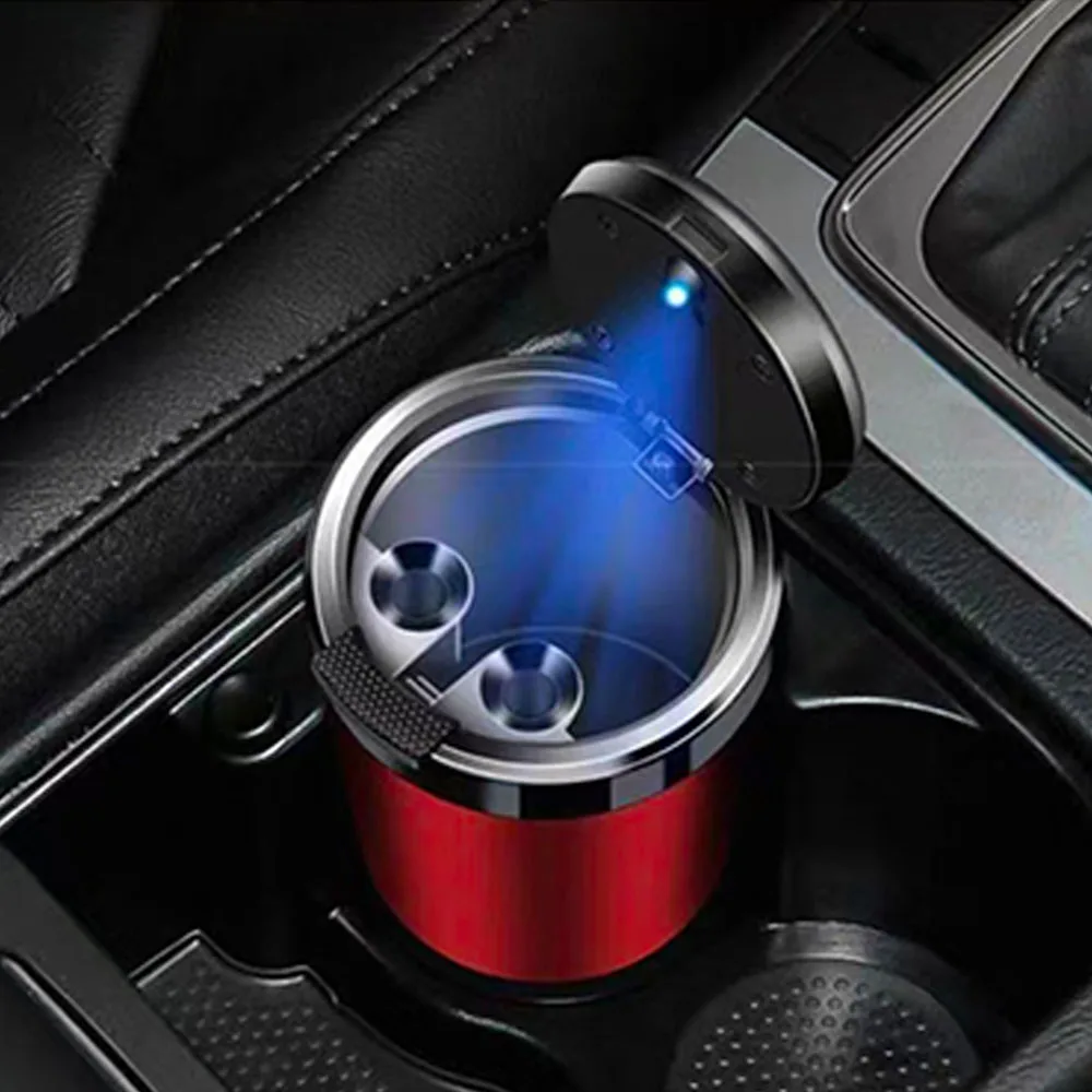 One Touch Open Car Ashtray With LED Light for BAIC BJ40 BJ40C 2024-2026 Interior Accessories