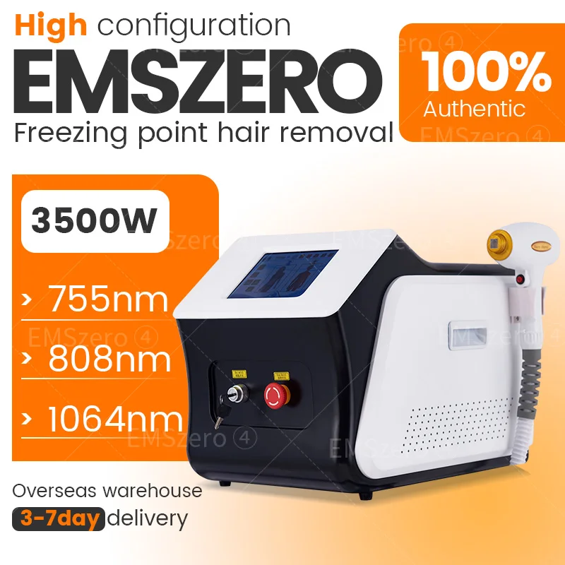 NEUE Hochleistungs-Permanent-Haarentfernungsmaschine 755 nm 808 nm 1064 nm Diodenelight