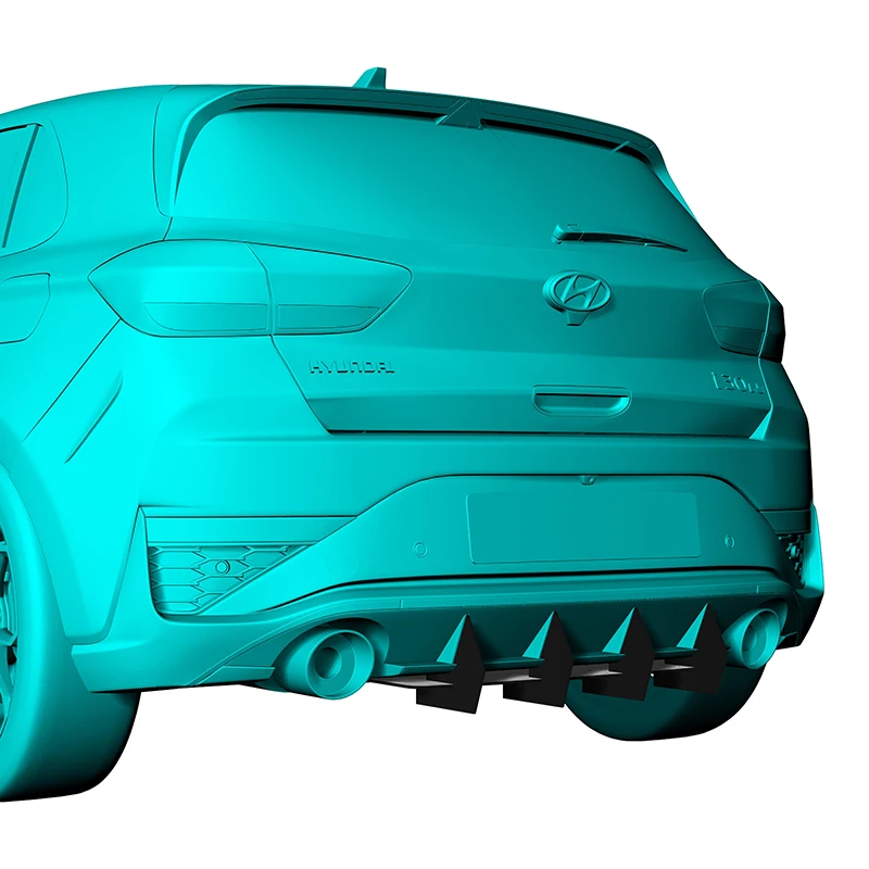 

Использование для Hyundai i30 N 2021-2024 года, задний диффузор, бампер, губы, спойлер, сплиттер, комплект кузова, аксессуары
