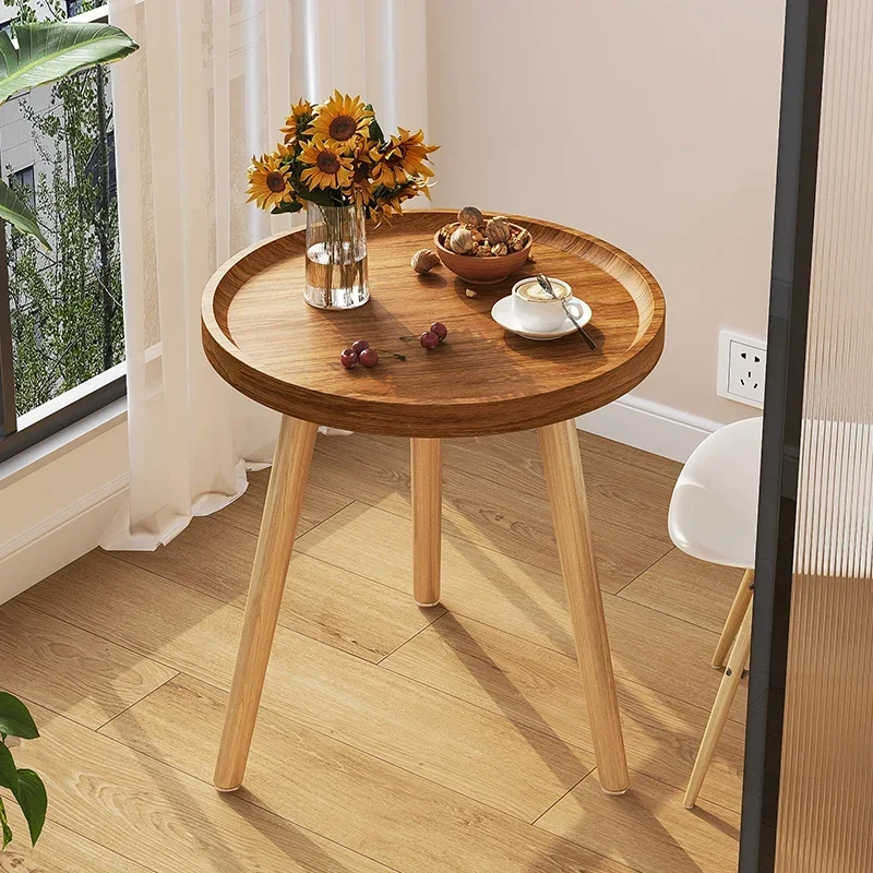 

Современный журнальный столик, низкий столик в центре конференции, простой круглый маленький ночной стол, деревянная мебель, угловой Mesas De Centro Para Sala