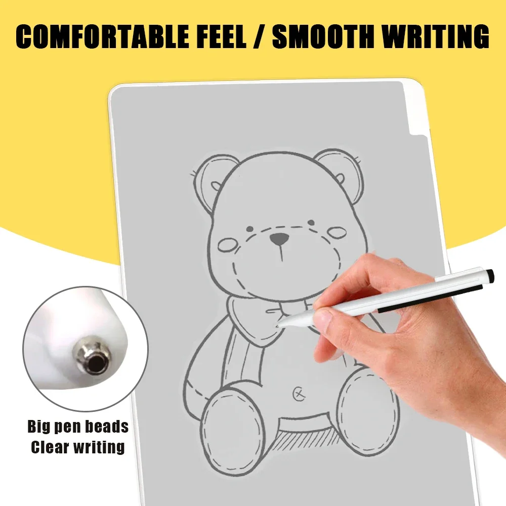 6.5/8.5/10/13-Inch Portable Notepad Sketchpad Note-taking Pad White Board with Magnetic Pen Eraser for Office staff/students