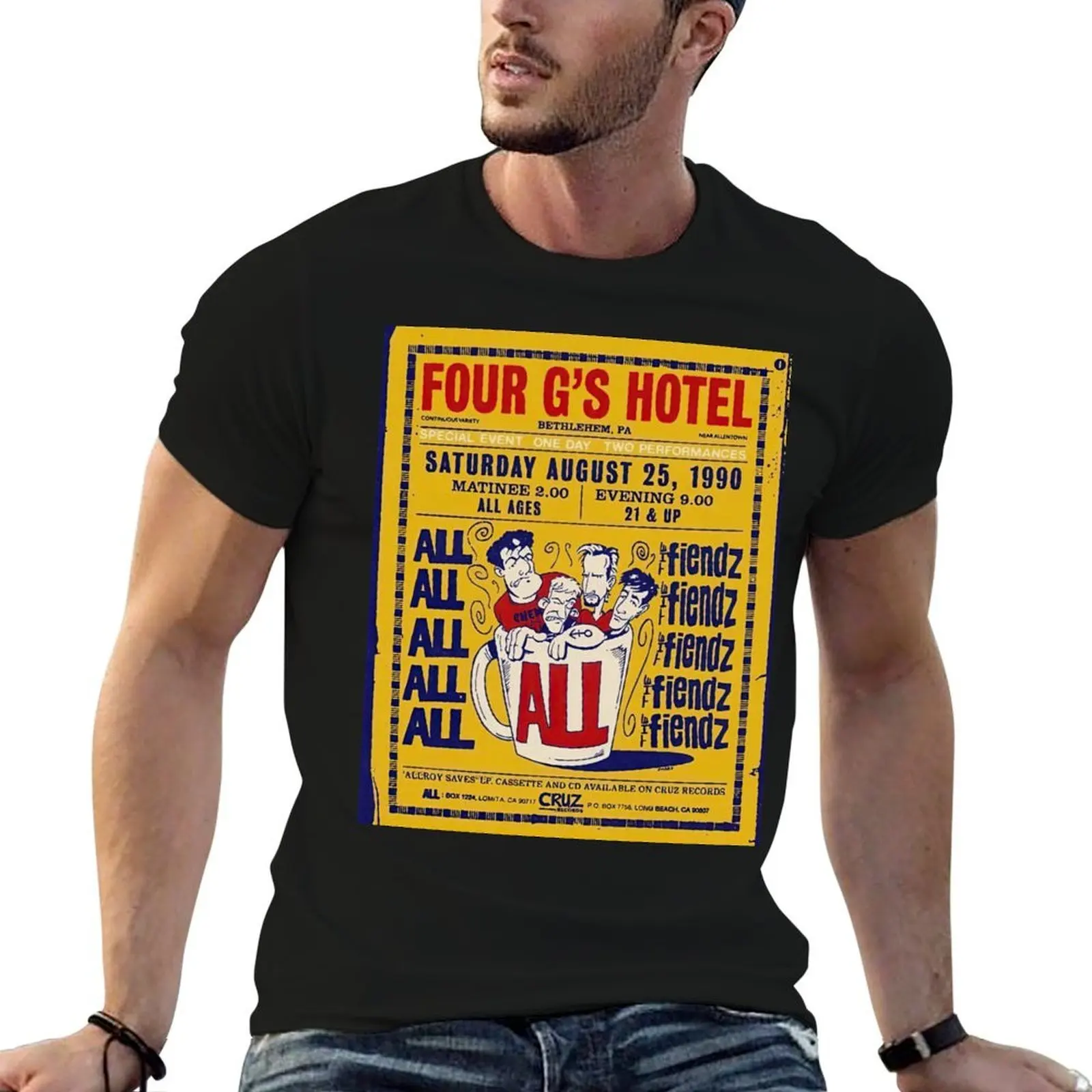 Gig Flier 2 T-Shirt men t shirt cotton 100% t shirt man designer cotton t shirt pack T-shirt