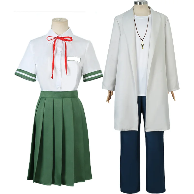 Disfraz de Suzume Munakata Sota Iwado Suzume para adultos, conjunto completo de vestido, abrigo, uniforme para fiesta de carnaval, Halloween, hombre y mujer