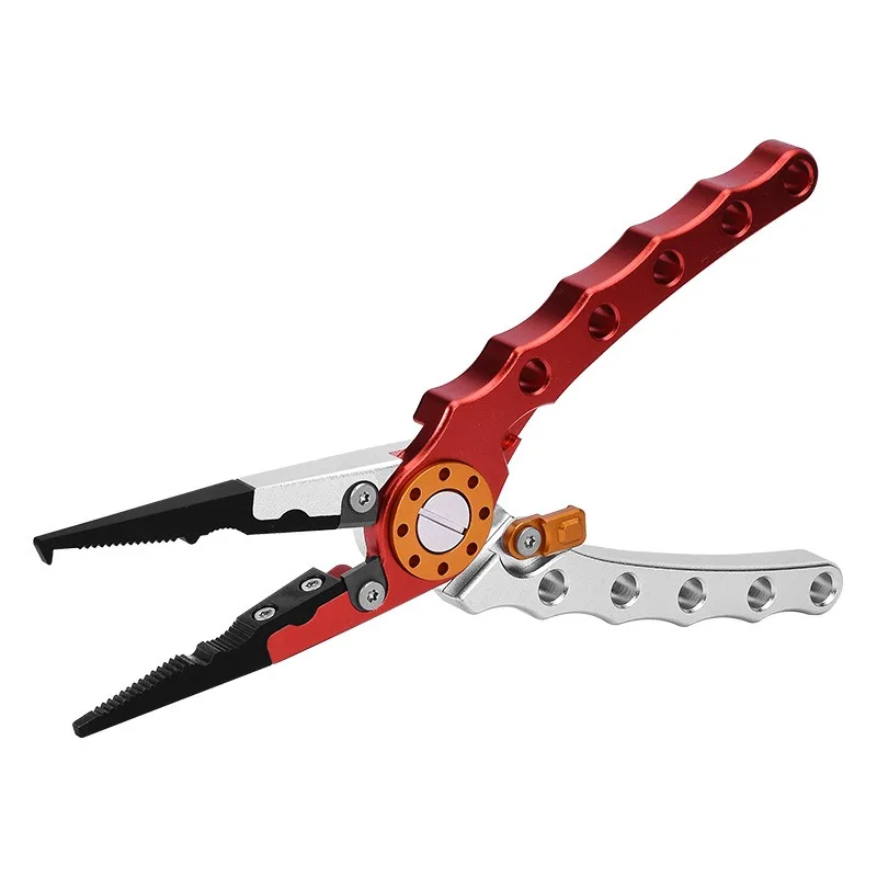

Aluminum Alloy Fishhook Pliers Portable Extended Version Lightweight Durable Pliers Multifunctional Hollow Handle Hand Tools