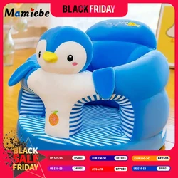 Juste de siège de soutien de canapé mignon pour bébé, housse de chaise en peluche, apprendre à s'asseoir et à manger, accent confortable pour tout-petit, lavable