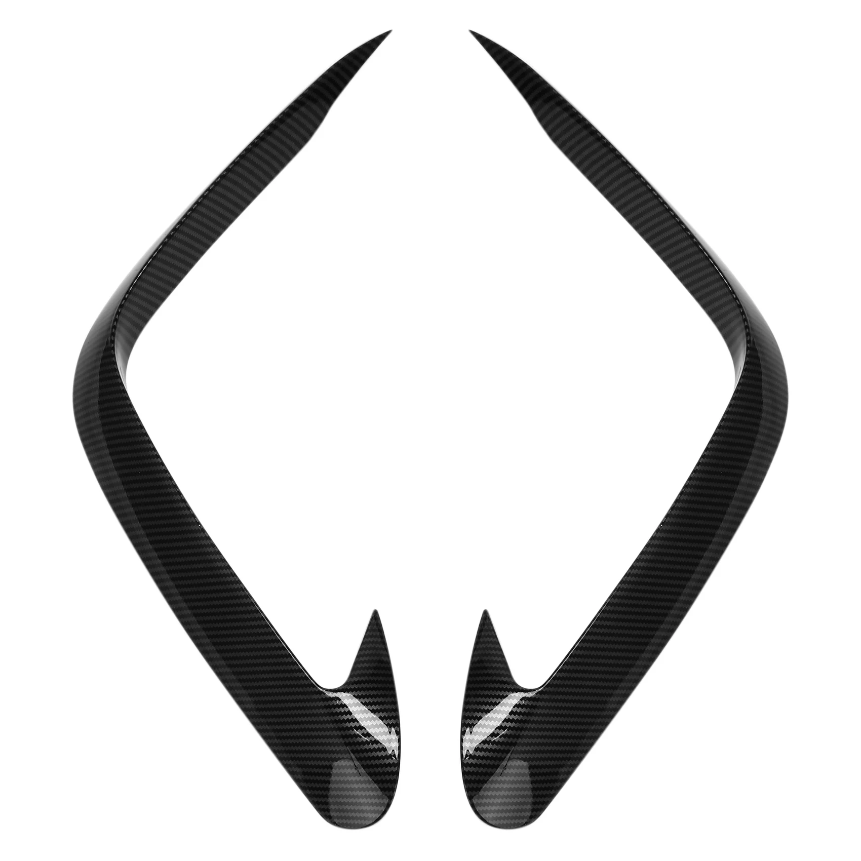 Per Hyundai Tucson NX4 2020 2021 Anteriore Fendinebbia Copertura Della Lampada Trim Paraurti Stampaggio Contorno Sopracciglio Palpebra In Fibra di CarbonioJAS