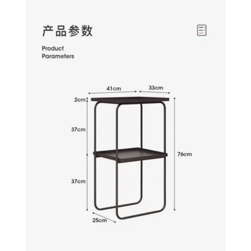 Retro simples ferro quadrado rack quarto criativo armário lateral simples sala de estar móveis sofá cabeceira móveis cabeceira