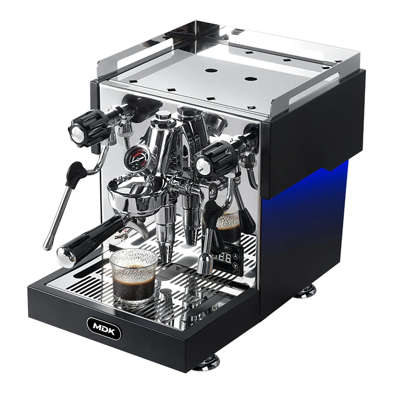 

MDK MC-10 Semi-Automatic Espresso Machine Commercial Catering Equipment Coffee Shop Special Classic Black