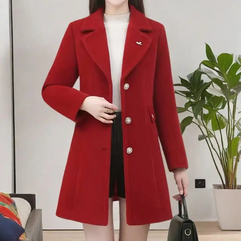 

Autumn Winter Women Fleece Mink Cardigan Short New Mink Jacket Temperament Sweater Versatile Knitted Tops Thickened Coat TS691