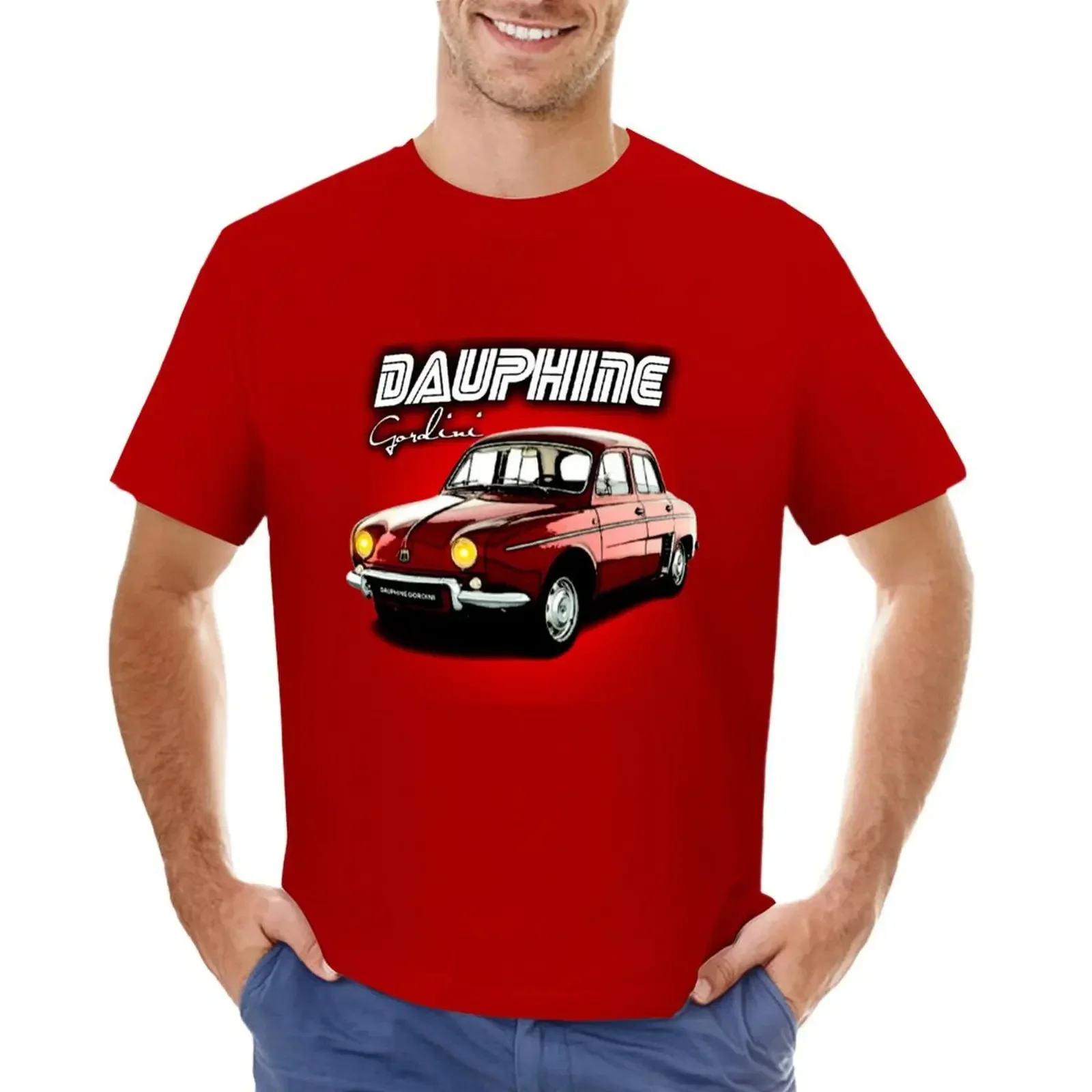 Dauphine gordini T-shirt summer tops plus sizes oversized mens workout anime clothes new in tops & tees heavyweight Male Cartoon