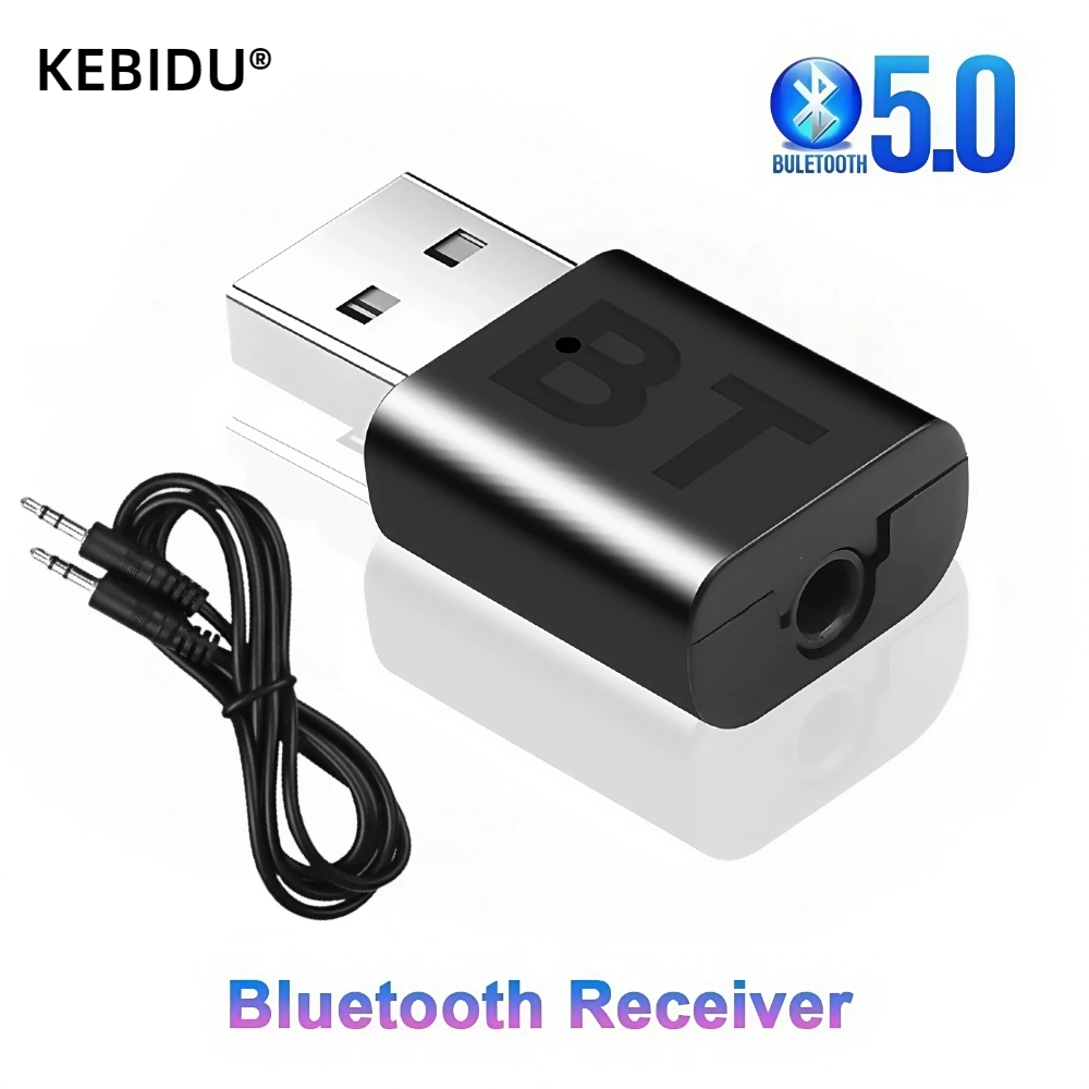 USB Bluetooth-приемник Стерео Bluetooth RCA USB 3,5 мм AUX Для ТВ ПК Наушники Домашняя Стерео Автомобильный HIFI Аудиоконвертер Plug and Play
