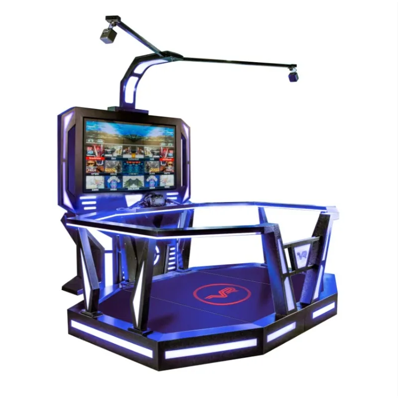 2026 New FL Virtual Reality Treadmill 9d 360 Degree View Vr Space Walking Platform and Shooting Arcade Games Machine Customized