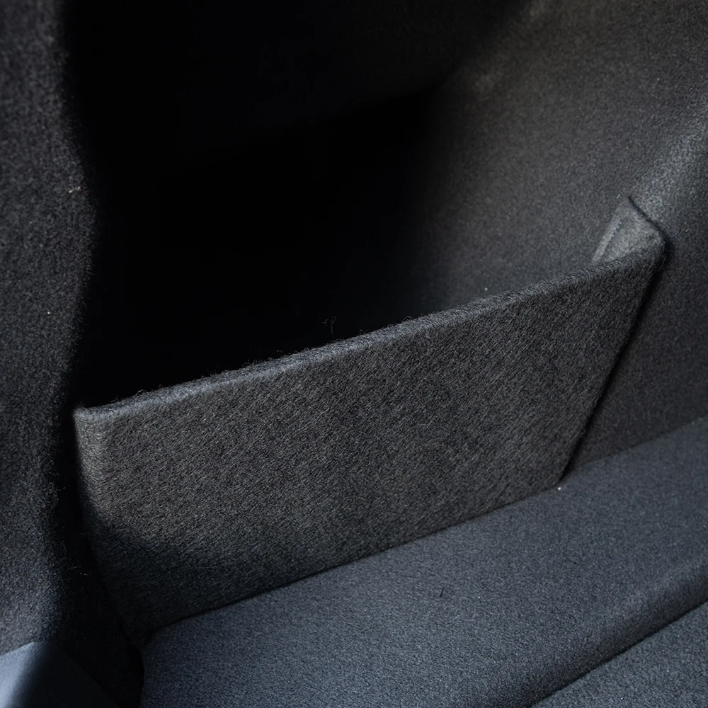 

For Tesla Model 3 17-22 trunk partition parts car tail box storage baffle Velvet trunk Decorative accessories