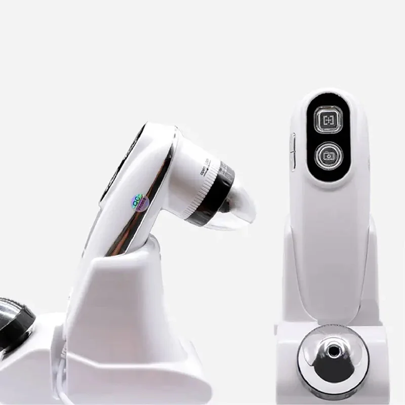 新しい WIFI HD 5 グラム頭皮/皮膚/毛包検出器プロフェッショナル 50X/200X スキンアナライザー充電式 UV テスト分析拡大鏡