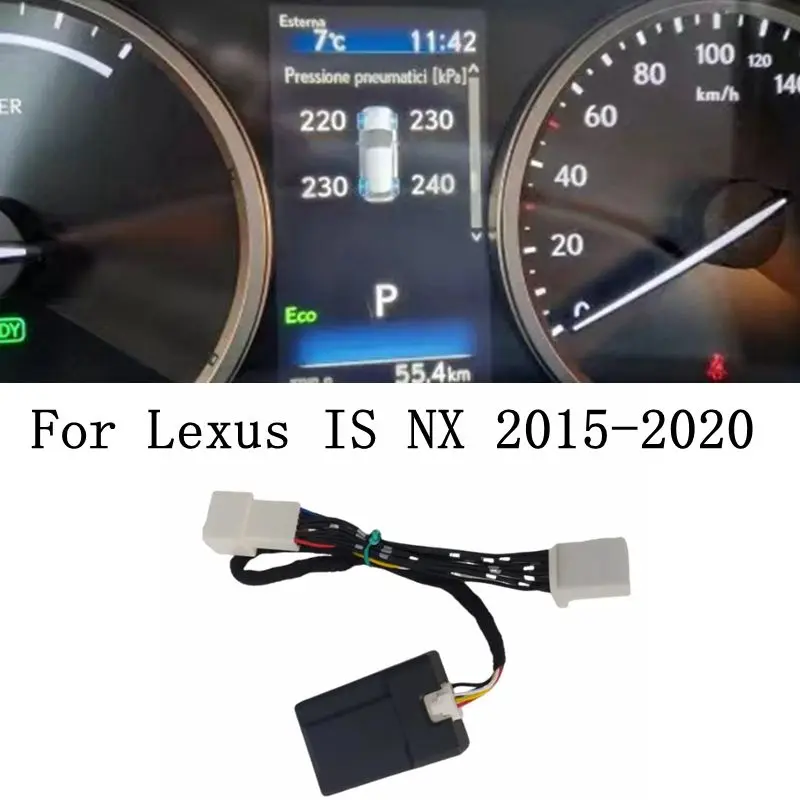 For Lexus IS NX NX200t NX300h Series 2015-2020 Car TPMS Tire Pressure Monitoring System Tire Pressure Display Security Alarm